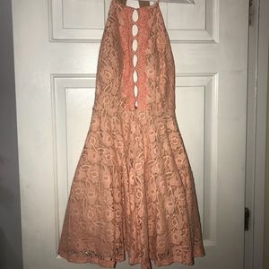 Short Peach dress